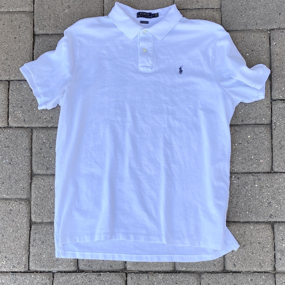 Polo by Ralph Lauren Polo Shirt White XL